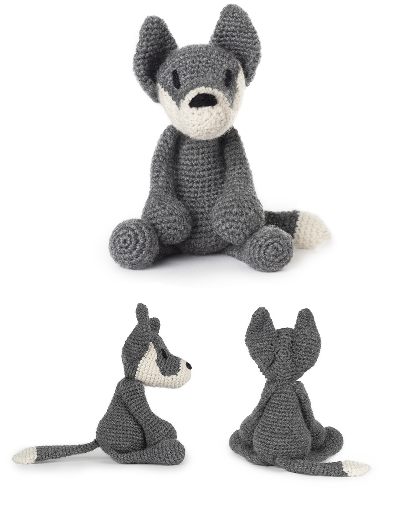 toft christophe the wolf amigurumi crochet animal